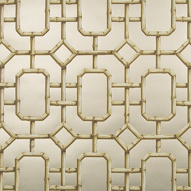 Bambu Fret Pewter by Kravet Couture Designer Wallcovering