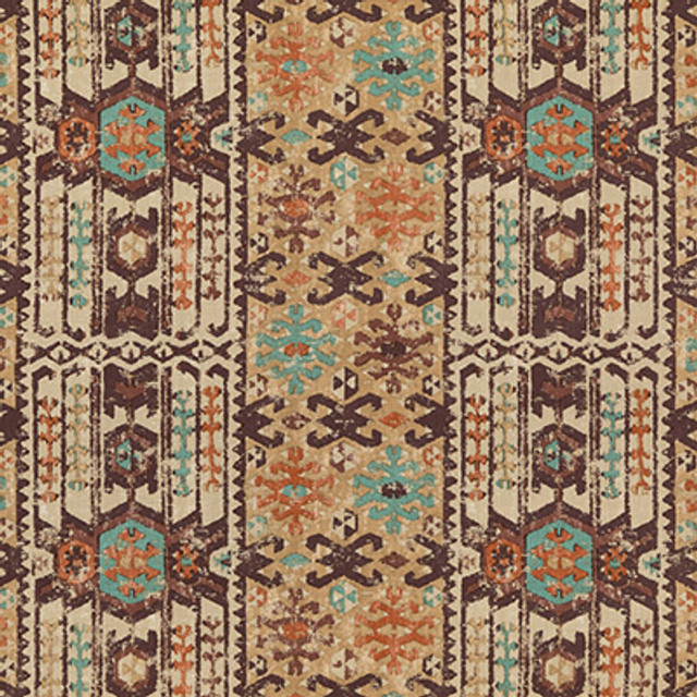Kilver Red/Plum by Mulberry Designer Fabric