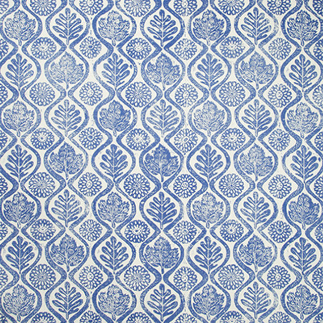 Oakleaves Azure by Lee Jofa Designer Fabric