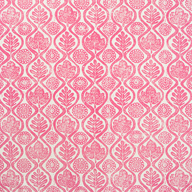 Oakleaves Fuschia by Lee Jofa Designer Fabric