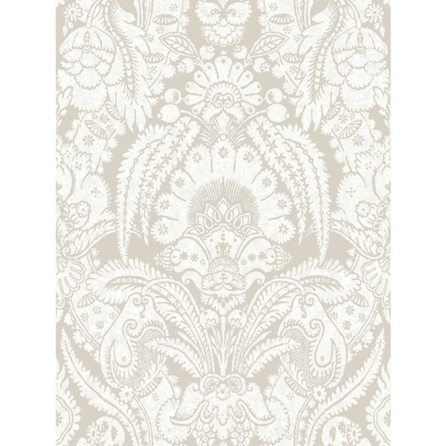 Chatterton Shell & Ivory by Cole & Son Designer Wallcovering COLE & SON ALBEMARLE PAPER - 100% United Kingdom - Horizontal: - and Vertical: 36.01 27 - Swanky Fabrics -