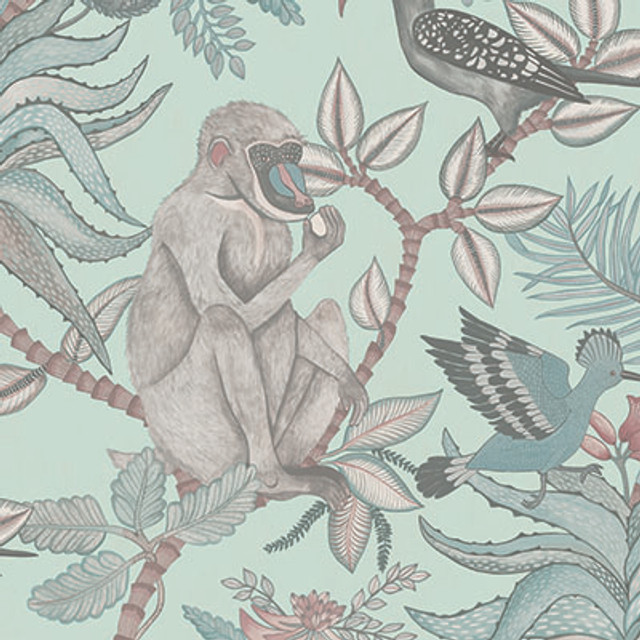 Savuti Duck Egg by Cole & Son Designer Wallcovering