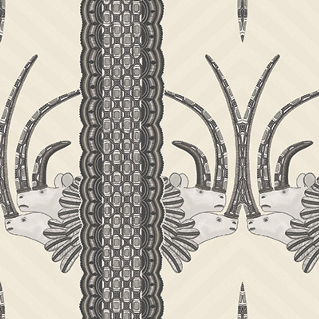 Jabu Black & White by Cole & Son Designer Wallcovering