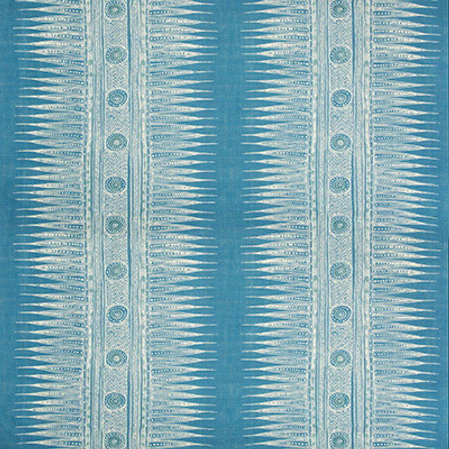Indian Zag Marine by Lee Jofa Designer Fabric