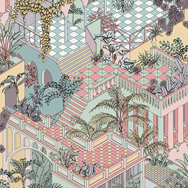 Miami Pastel by Cole & Son Designer Wallcovering