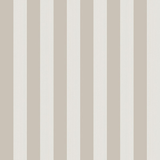 Regatta Stripe Stone/Parchment by Cole & Son Designer Wallcovering