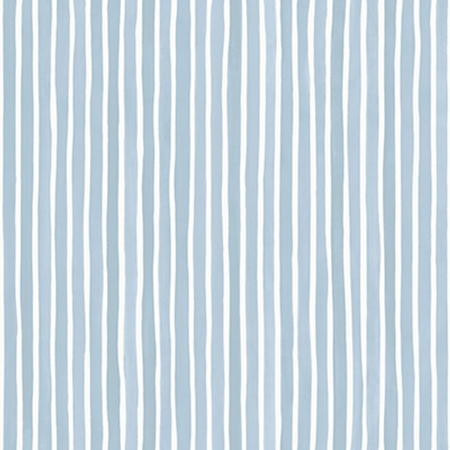 Croquet Stripe Blue by Cole & Son Designer Wallcovering