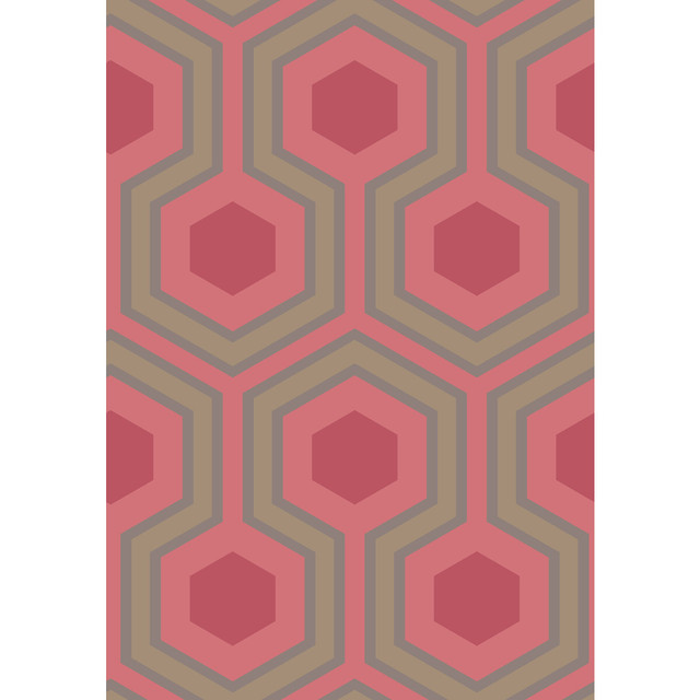 Hicks Grand Red by Cole & Son Designer Wallcovering CONTEMPORARY RESTYLED PAPER - 100% United Kingdom - Horizontal: 21 and Vertical: 15 21 - Swanky Fabrics -
