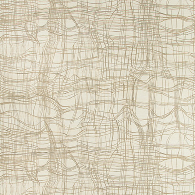 Entangle Paper Almond by Lee Jofa Modern Designer Wallcovering