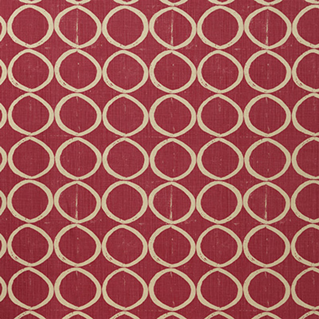 Circles Berry by Lee Jofa Designer Fabric