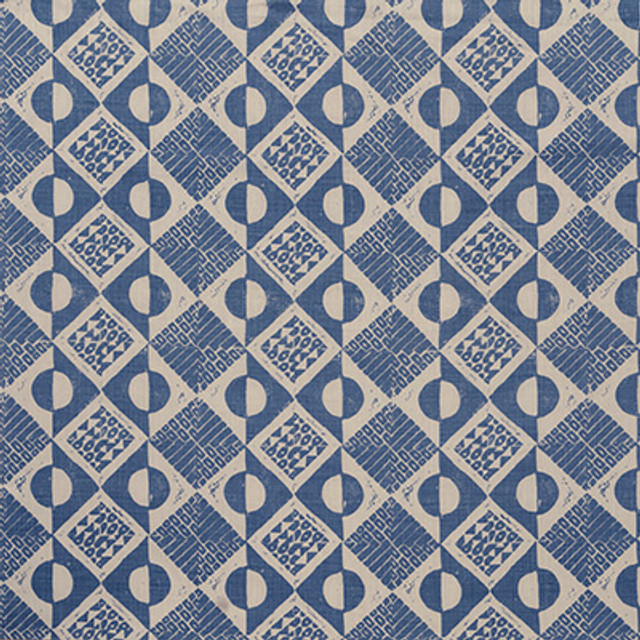 Circles And Squares Azure by Lee Jofa Designer Fabric