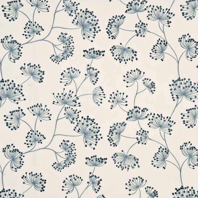 Meadow Linen Soft Blue by Mulberry Designer Fabric