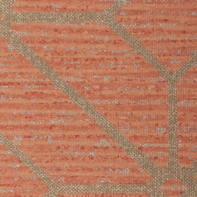 Radius Trellis Cayenne by Winfield Thybony Designer Wallcovering