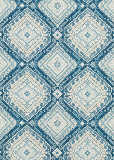 Rozel Indigo by Baker Lifestyle Designer Fabric