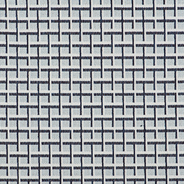 Rejas Azul by Gaston Y Daniela Designer Fabric