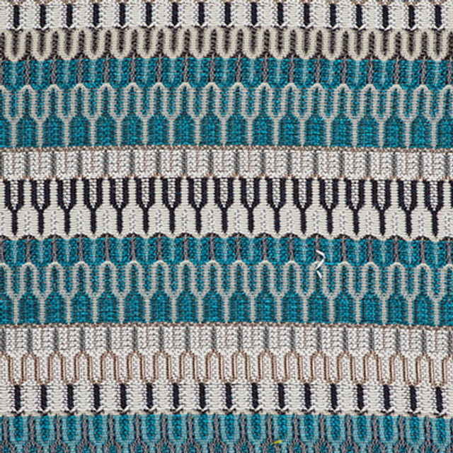 Costuras Azul by Gaston Y Daniela Designer Fabric