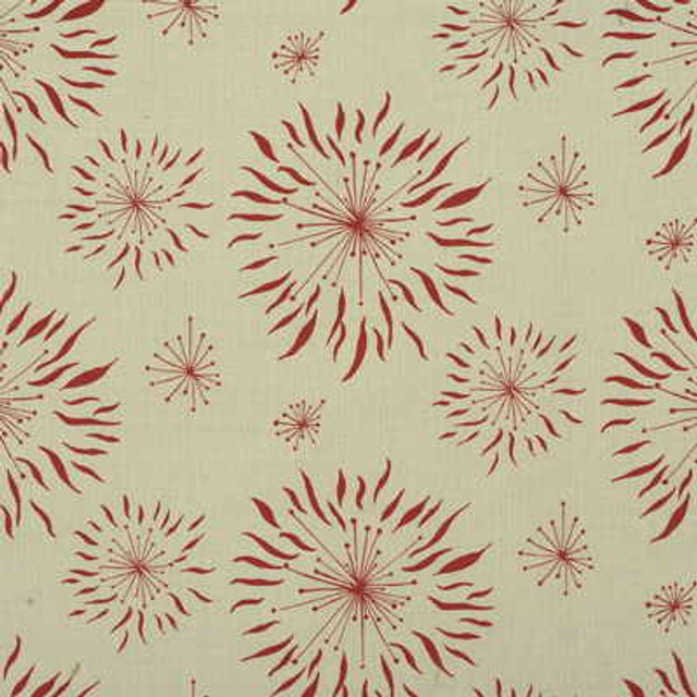 Dandelion Cream/Red by Lee Jofa Modern Designer Fabric