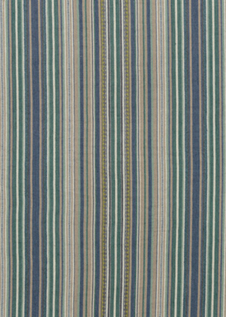 Tapton Stripe Teal/Indigo by Mulberry Designer Fabric