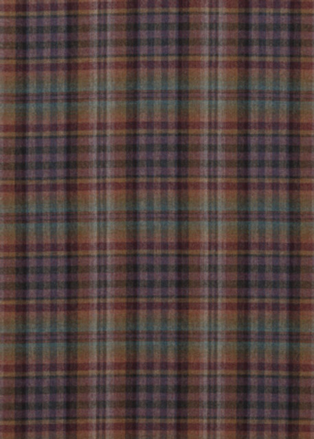 Nevis Teal/Sienna/Mauve by Mulberry Designer Fabric