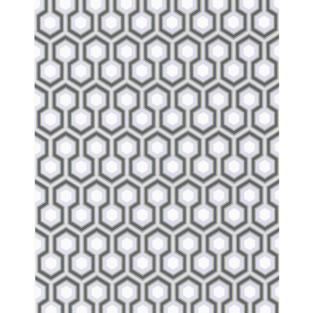 Hicks' Hexagon Sage/Gr by Cole & Son Designer Wallcovering COLE & SON NEW CONTEMPORARY PAPER - 100% United Kingdom - Horizontal: 20.5 and Vertical: 4 20.5 - Swanky Fabrics -