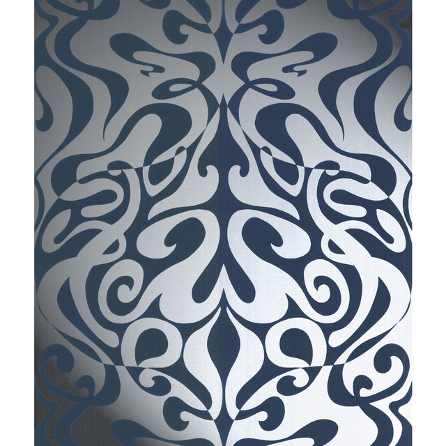 Woodstock Silver by Cole & Son Designer Wallcovering COLE & SON NEW CONTEMPORARY II PAPER - 100% United Kingdom - Horizontal: - and Vertical: 21 20.5 - Swanky Fabrics -