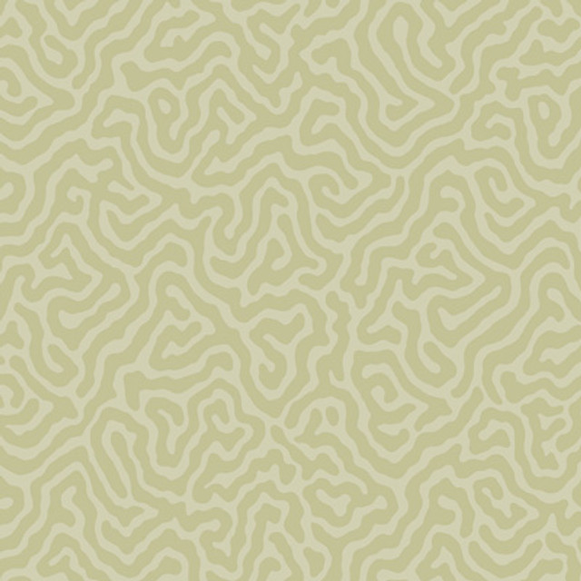 Coral Old Olive by Cole & Son Designer Wallcovering