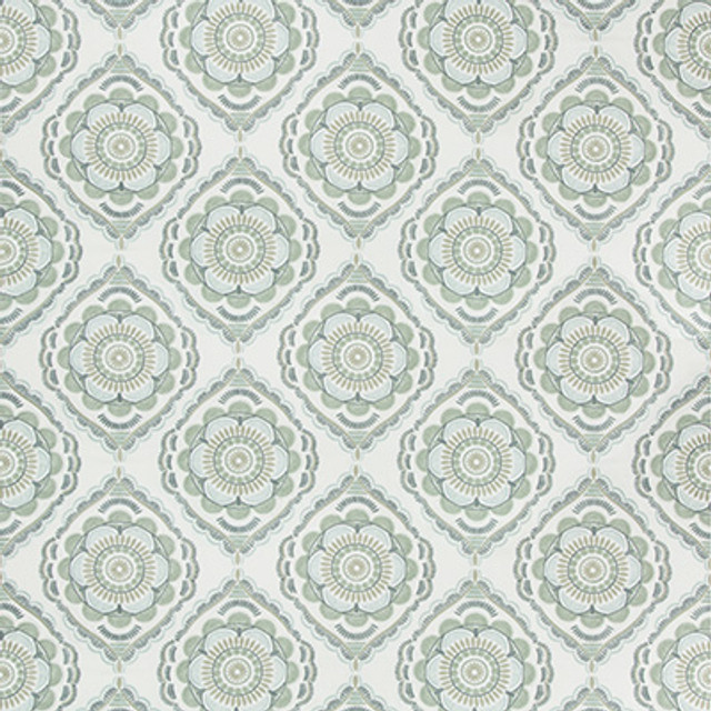 Monterey Emb Sea Mist by Lee Jofa Designer Fabric