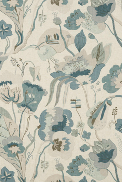 California Linen/Denim by G P & J Baker Designer Fabric California Linen/Denim by G P & J Baker Designer Fabric