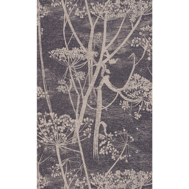 Cow Parsley Taupe/B by Cole & Son Designer Wallcovering COLE & SON NEW CONTEMPORARY PAPER - 100% United Kingdom - Horizontal: 0 and Vertical: 28.5 20.5 - Swanky Fabrics -