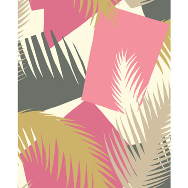 Deco Palm Pink by Cole & Son Designer Wallcovering
