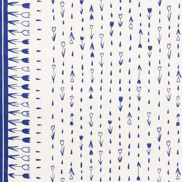 Tulip Parade Navy 178200 by Schumacher Designer Fabric Vera-Neumann 100% Cotton - Horizontal: 50 and Vertical: 34.75 50 - Swanky Fabrics - Tulip Parade Navy 178200 by Schumacher Designer Fabric Vera-Neumann 100% Cotton - Horizontal: 50 and Vertical: 34.75 50 - Swanky Fabrics -