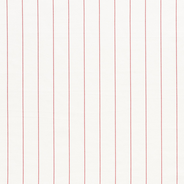 Cavett Stripe Rose 75252 by Schumacher Designer Fabric Chambray 100% Cotton - Horizontal: 2.75 and Vertical: - 54 - Swanky Fabrics -