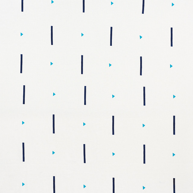 Tashmoo Prussian & Teal 177900 by Schumacher Designer Fabric Caroline-Z-Hurley 100% Linen - Horizontal: 14.5 and Vertical: 36 57 - Swanky Fabrics -