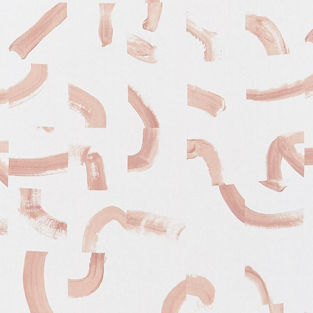 Sepiessa Coral 177891 by Schumacher Designer Fabric Caroline Z Hurley 46.38" - Swanky Fabrics -