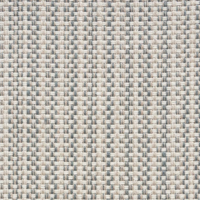 Rustic Basketweave Stone 73881 by Schumacher Designer Fabric Indoor/Outdoor Linen 1.5" - Swanky Fabrics -