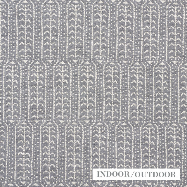 Zonda Charcoal 73761 by Schumacher Designer Fabric Indoor-Outdoor-Wovens 100% Acrylic Wyzenbeek 27,000 Horizontal: 2.75 and Vertical: 13.5 56 - Swanky Fabrics -