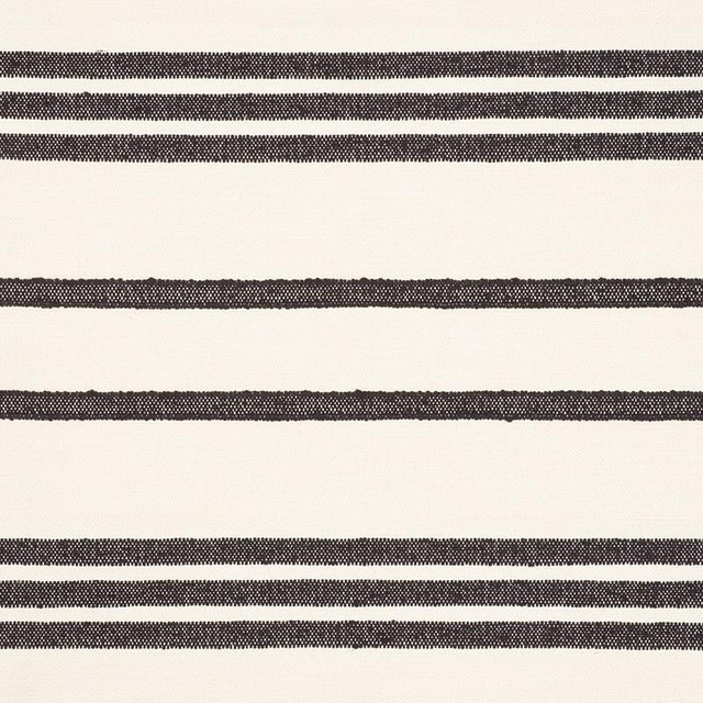 Dune Stripe Black 73290 by Schumacher Designer Fabric Au Naturel - Swanky Fabrics -