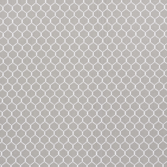 Fishnet Grey 73094 by Schumacher Designer Fabric Orient-Express 100% Cotton Martindale 18,000 Horizontal: 5/8- and Vertical: 1 57.5 - Swanky Fabrics -