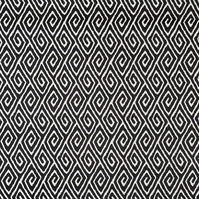 Diamante Velvet Onyx 72831 by Schumacher Designer Fabric Cut-Patterned-Velvets 71% Viscose, 29% Cotton Wyzenbeek 35,000 Horizontal: 1.75 and Vertical: 3 54 - Swanky Fabrics -