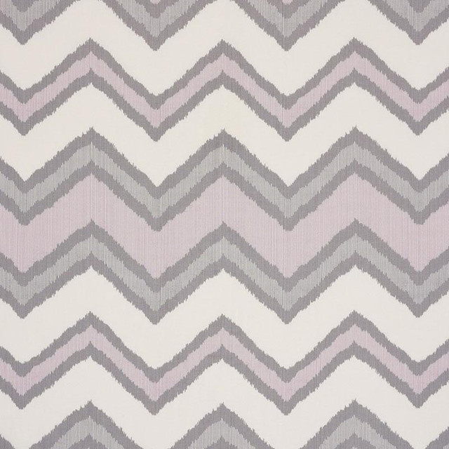 Chevron Ikat Lilac 72632 by Schumacher Designer Fabric Ikat Collection 13.5" - Swanky Fabrics -