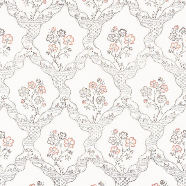 Marella Rose 176851 by Schumacher Designer Fabric Country Chic 10.75" - Swanky Fabrics - Marella Rose 176851 by Schumacher Designer Fabric Country Chic 10.75" - Swanky Fabrics -