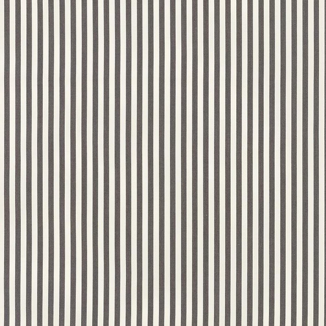 Brigitte Stripe Charcoal 71341 by Schumacher Designer Fabric Essentials: Classic Stripes - Swanky Fabrics - Brigitte Stripe Charcoal 71341 by Schumacher Designer Fabric Essentials: Classic Stripes - Swanky Fabrics -