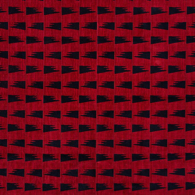 Tutsi Red 71221 by Schumacher Designer Fabric David Kaihoi 4.25" - Swanky Fabrics - Tutsi Red 71221 by Schumacher Designer Fabric David Kaihoi 4.25" - Swanky Fabrics -