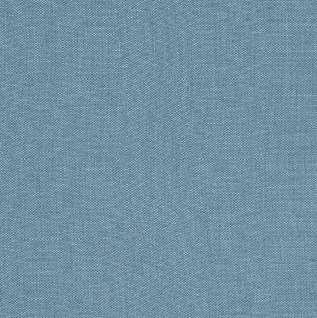 Piet Performance Linen Sterling Blue 69943 by Schumacher Designer Fabric Perfect Basics: Linen - Swanky Fabrics -