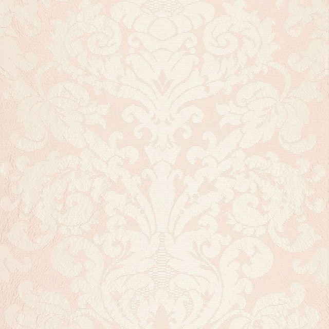 Chateau Silk Damask Blush 68881 by Schumacher Designer Fabric Timothy Corrigan 26.5" - Swanky Fabrics -