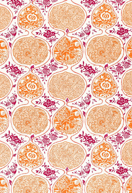 Katsugi Tangerine & Berry 2620936 by Schumacher Designer Fabric Exuberant-Prints 55% Linen, 45% Cotton - Horizontal: 27 and Vertical: 25 54 - Swanky Fabrics - Katsugi Tangerine & Berry 2620936 by Schumacher Designer Fabric Exuberant-Prints 55% Linen, 45% Cotton - Horizontal: 27 and Vertical: 25 54 - Swanky Fabrics -