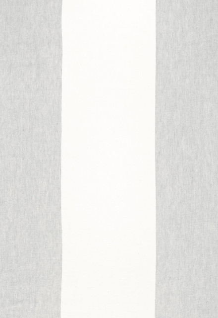 Vista Linen Stripe Fog 67942 by Schumacher Designer Fabric Essentials-Sheers-Casements 100% Linen - Horizontal: 22 and Vertical: - 120 - Swanky Fabrics -