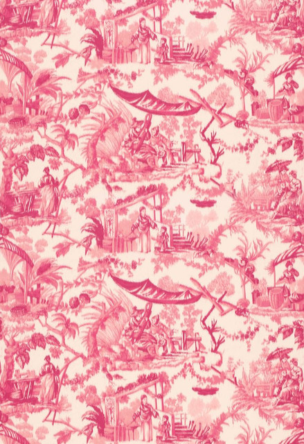 Pavillon Chinois Peony 175100 by Schumacher Designer Fabric Classic-Prints 100% Cotton - Horizontal: 54.75 and Vertical: 34 54.625 - Swanky Fabrics - Pavillon Chinois Peony 175100 by Schumacher Designer Fabric Classic-Prints 100% Cotton - Horizontal: 54.75 and Vertical: 34 54.625 - Swanky Fabrics -