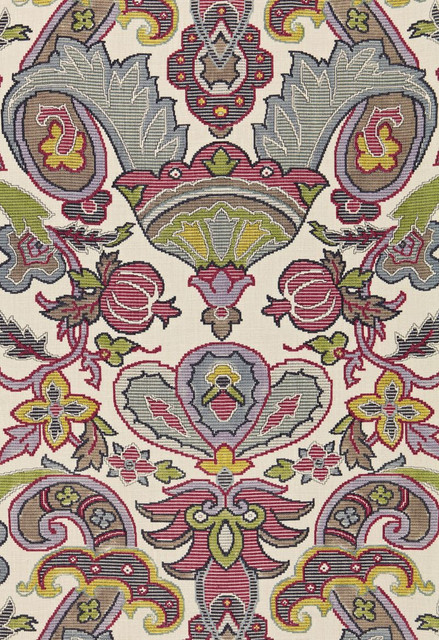 Mataura Linen Print Tapestry 175082 by Schumacher Designer Fabric Classic-Prints 100% Linen - Horizontal: 26.75 and Vertical: 35.875 53.5 - Swanky Fabrics -