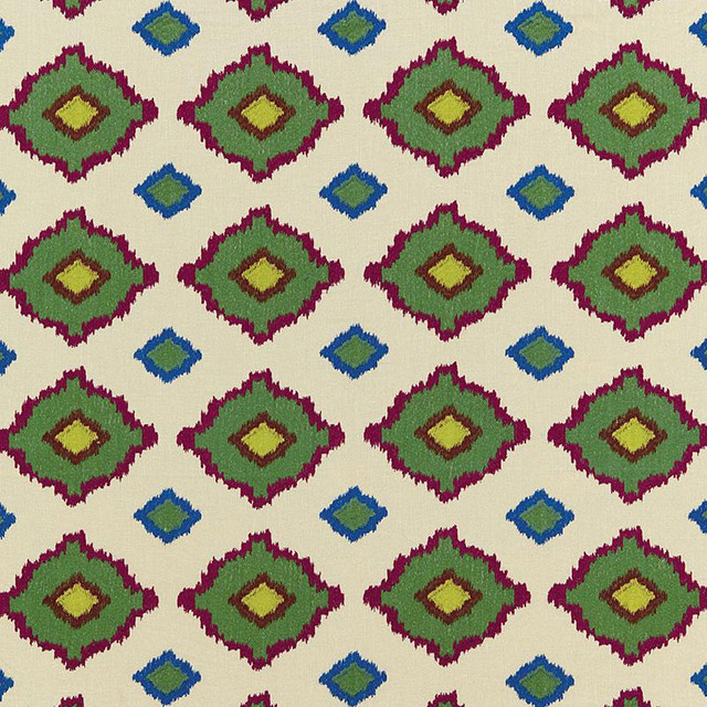 Sikar Embroidery Jewel 65781 by Schumacher Designer Fabric Martyn Lawrence Bullard 5.75" - Swanky Fabrics - Sikar Embroidery Jewel 65781 by Schumacher Designer Fabric Martyn Lawrence Bullard 5.75" - Swanky Fabrics -